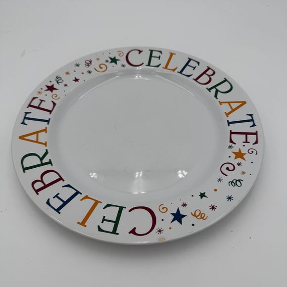 Celebrate Plate Pampered Chef Special Day Birthday Graduation 11" - Picture 3 of 6